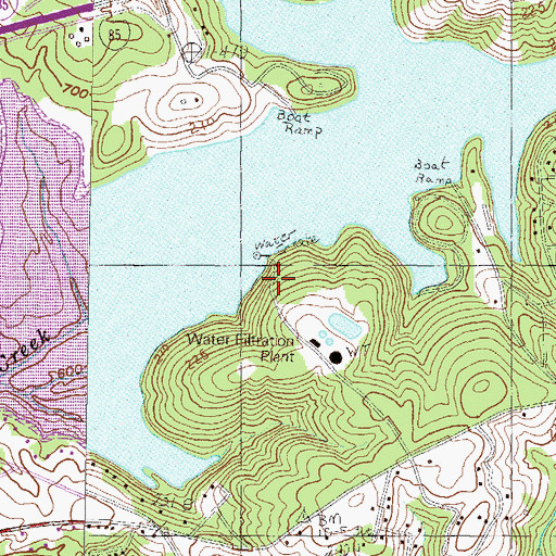 Topographic Map of Hunters Trail, SC