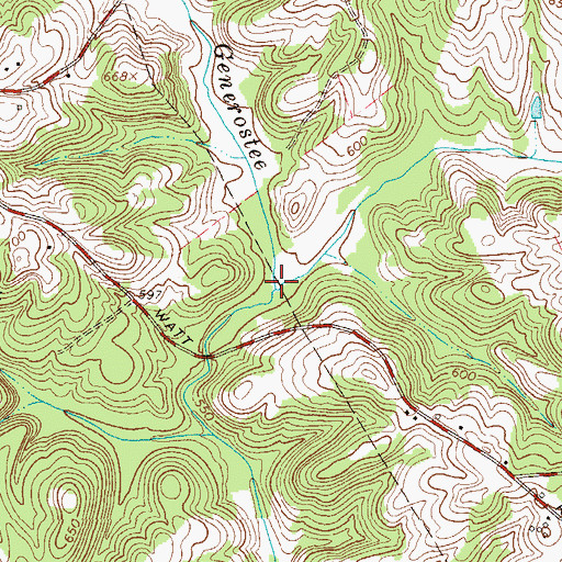 Topographic Map of Indian Branch, SC