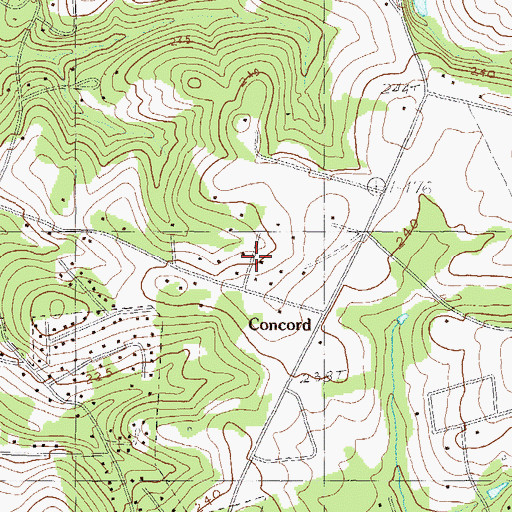 Topographic Map of Kingswood Terrace, SC