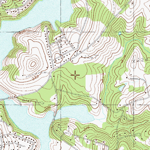 Topographic Map of Knoxwood, SC