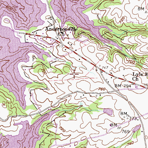 Topographic Map of Lakefront, SC