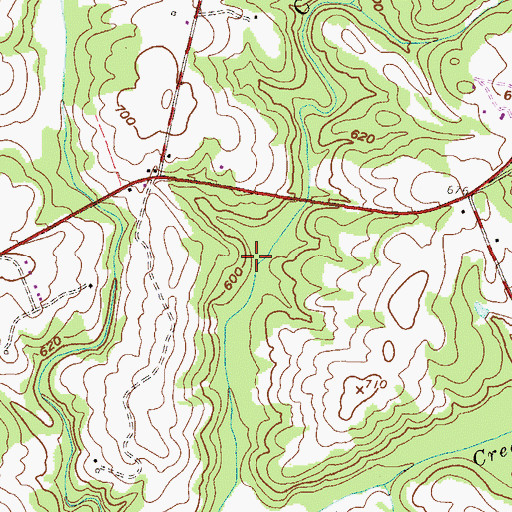 Topographic Map of Maylors Mill (historical), SC