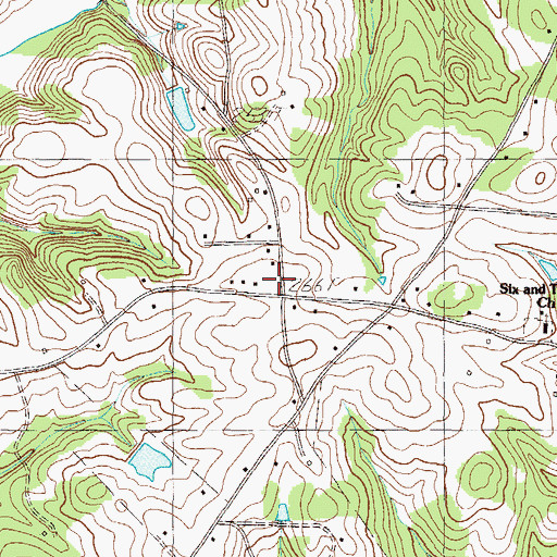 Topographic Map of Melton School (historical), SC