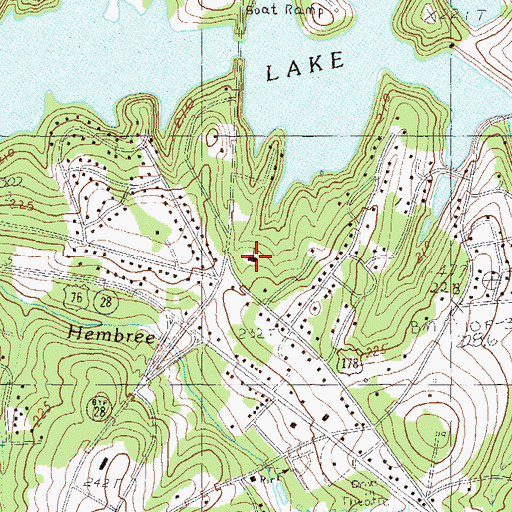 Topographic Map of New Life Christian Center, SC