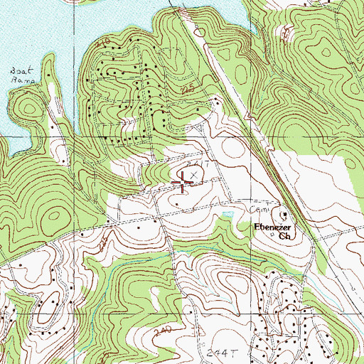Topographic Map of New Salem, SC