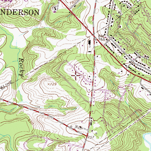 Topographic Map of Normandy Park Junior, SC