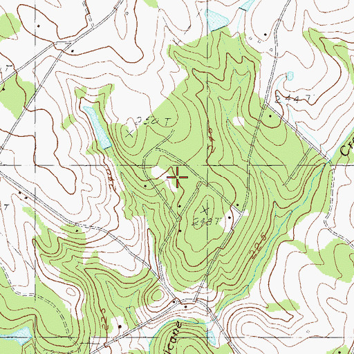Topographic Map of North Forest Estates, SC