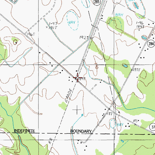 Topographic Map of Aman (historical), SC