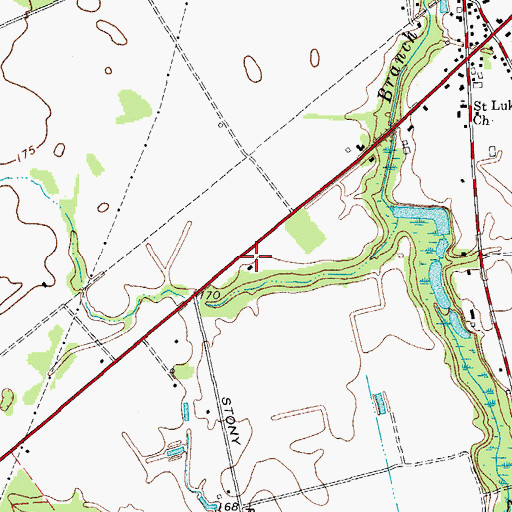 Topographic Map of Elliott School (historical), SC