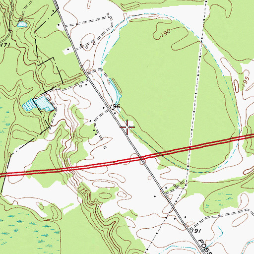 Topographic Map of Emmanuel Church (historical), SC
