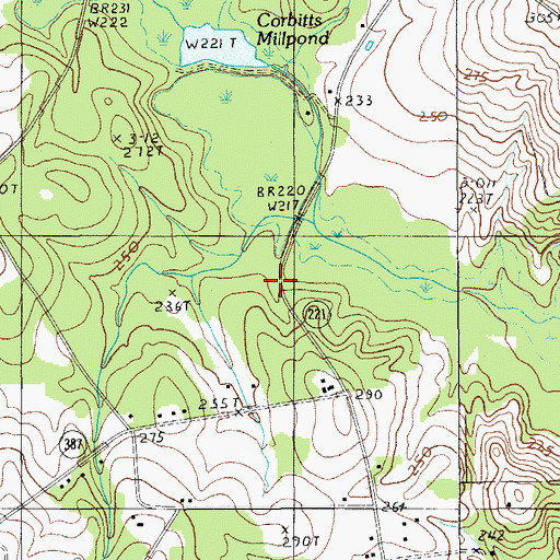 Topographic Map of Rock Hill School (historical), SC