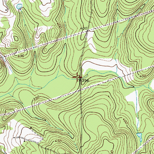 Topographic Map of Bells Mill (historical), SC