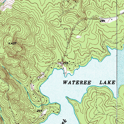 Topographic Map of Dutchman Creek, SC