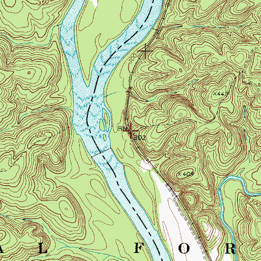 Topographic Map of Lylesford (historical), SC