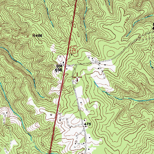 Topographic Map of New Zion School (historical), SC