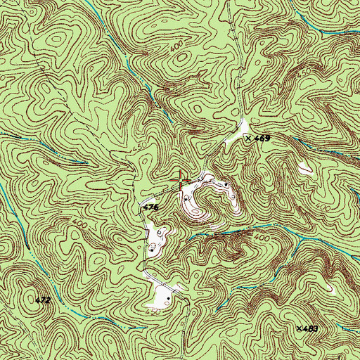 Topographic Map of Piney Grove School (historical), SC