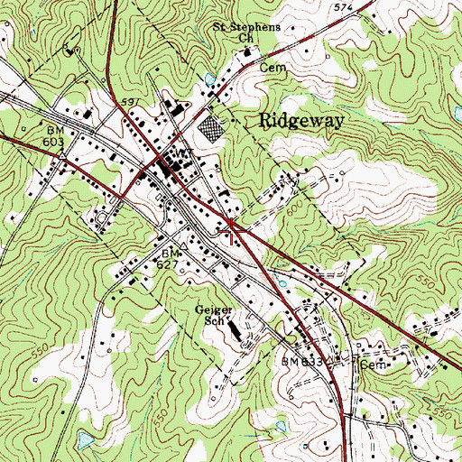 Topographic Map of Rulis Chapel, SC