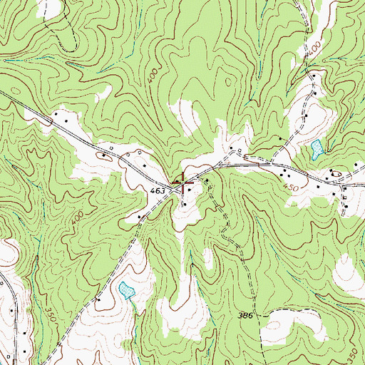 Topographic Map of Thorntree School (historical), SC