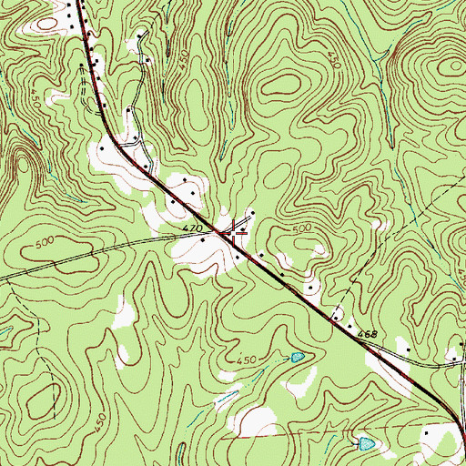 Topographic Map of Zion Chapel (historical), SC