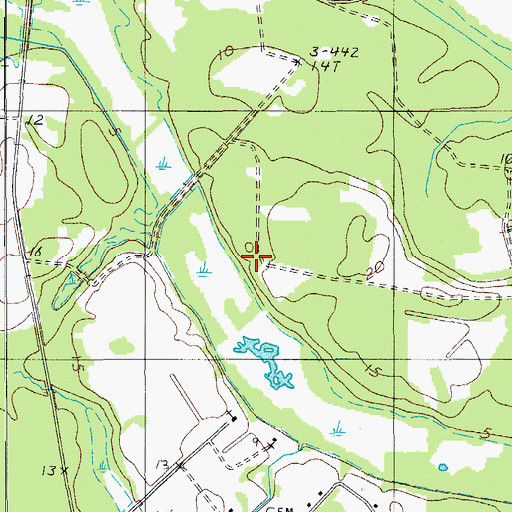 Topographic Map of Big State School (historical), SC
