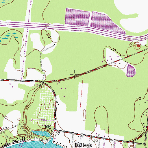 Topographic Map of Chelsea, SC