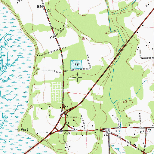 Topographic Map of Chesterfield, SC