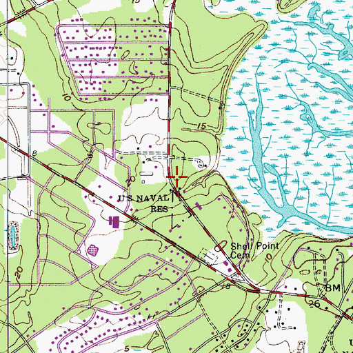 Topographic Map of The Church of Jesus Christ of Latter Day Saints, SC