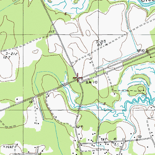 Topographic Map of Dale Station (historical), SC