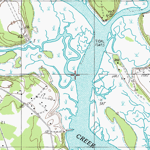 Topographic Map of Field Creek, SC