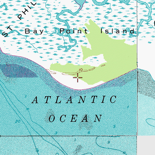 Topographic Map of Fort Beauregard (historical), SC