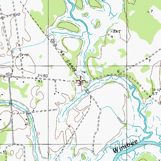 Topographic Map of Gaza (historical), SC