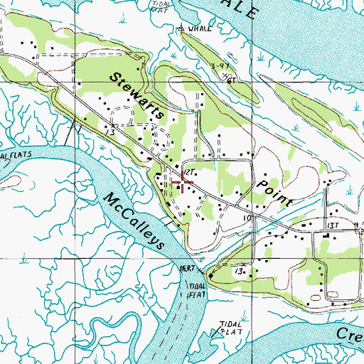 Topographic Map of Gethsemane Church, SC
