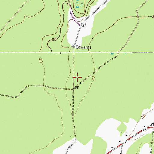 Topographic Map of H E McCracken Middle School, SC