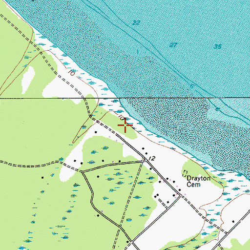 Topographic Map of Hickory Forest, SC