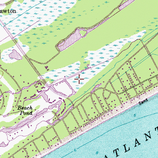 Topographic Map of Hilton Head Preparatory School, SC