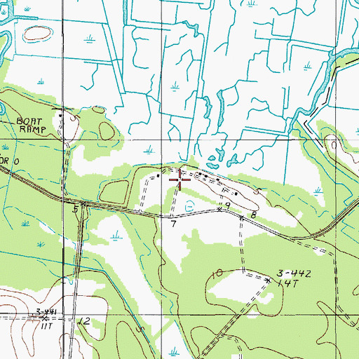 Topographic Map of Hobnoy Plantation, SC