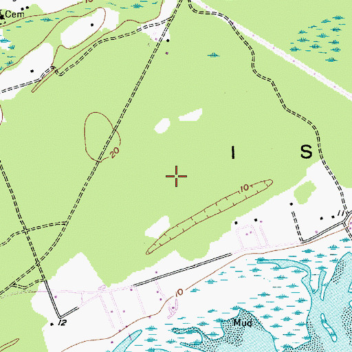 Topographic Map of Indigo Run, SC