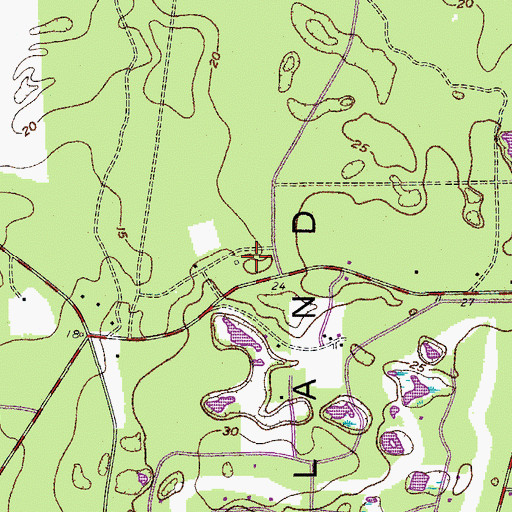 Topographic Map of Marsh Hawk, SC