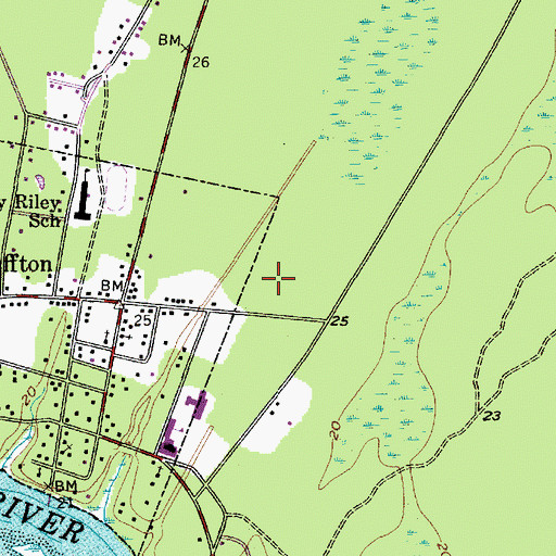 Topographic Map of May River Academy, SC