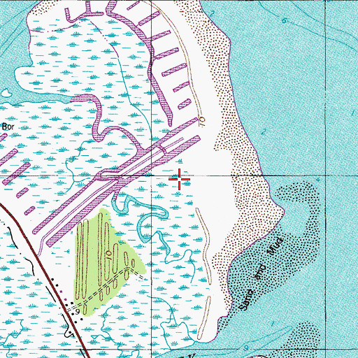 Topographic Map of Nautical Watch Villas, SC