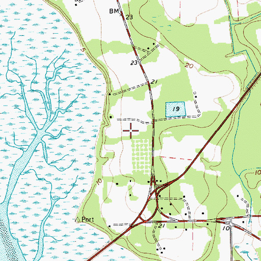 Topographic Map of Oakmont, SC