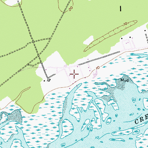 Topographic Map of Otter Hole, SC