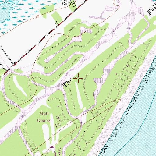 Topographic Map of Palmetto Dunes, SC