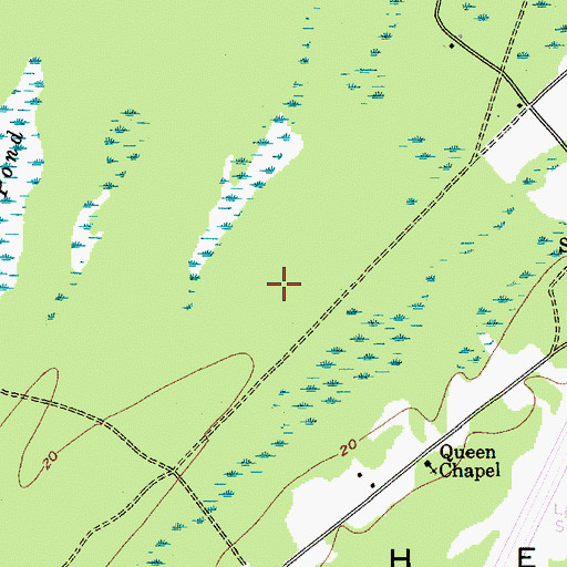 Topographic Map of Palmetto Hall Plantation, SC
