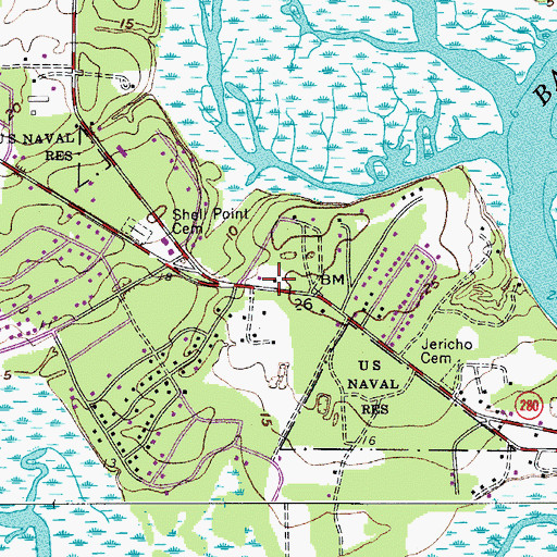 Topographic Map of Praise Assembly Church, SC