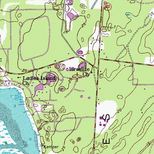 Topographic Map of Quail Run, SC