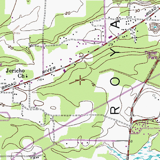 Topographic Map of Robert Smalls Middle School, SC