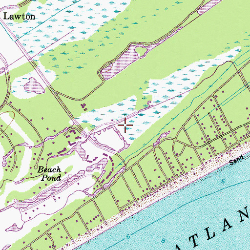Topographic Map of Sea Pines Montessori School, SC
