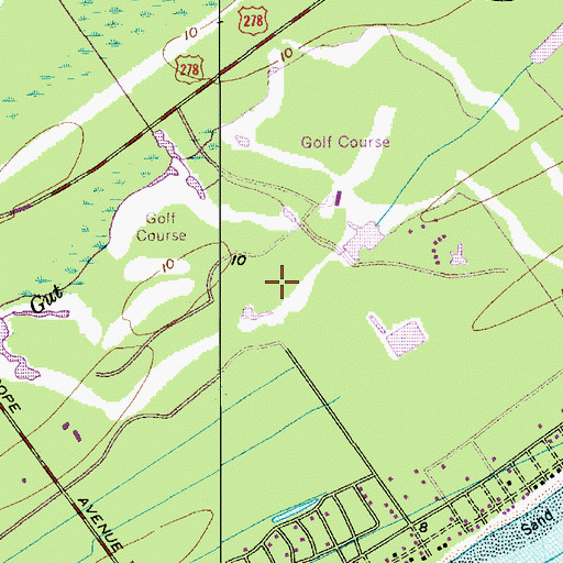 Topographic Map of Shipyard Plantation, SC