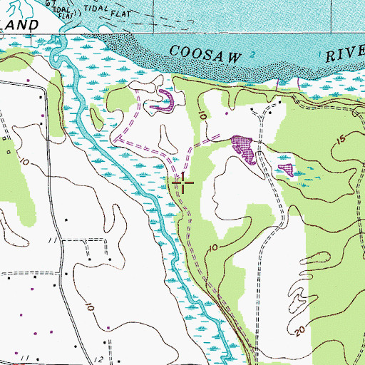 Topographic Map of Walling Grove, SC